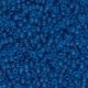 Miyuki rocailles Perlen 11/0 - Matted transparent capri blue 11-149F